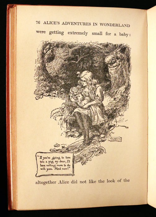 1907 Scarce Book - ALICE's Adventures in Wonderland illustrated by Thomas Maybank.