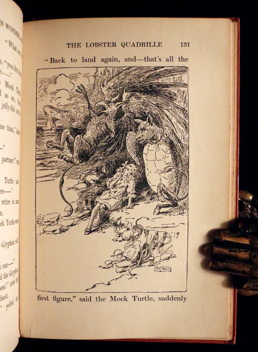 1907 Scarce Book - ALICE's Adventures in Wonderland illustrated by Thomas Maybank.