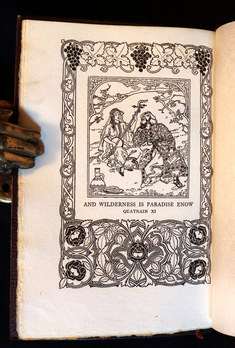 1925 Scarce Edition - Rubaiyat Of Omar Khayyam illustrated by Blanche McManus.