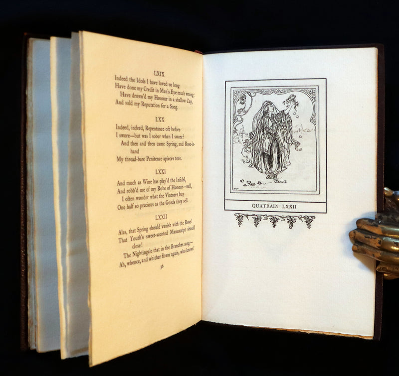 1925 Scarce Edition - Rubaiyat Of Omar Khayyam illustrated by Blanche McManus.