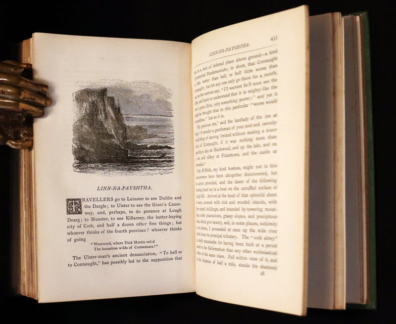 1870 Scarce Book ~ Fairy Legends and Traditions of the South of Ireland by Thomas Crofton Croker.