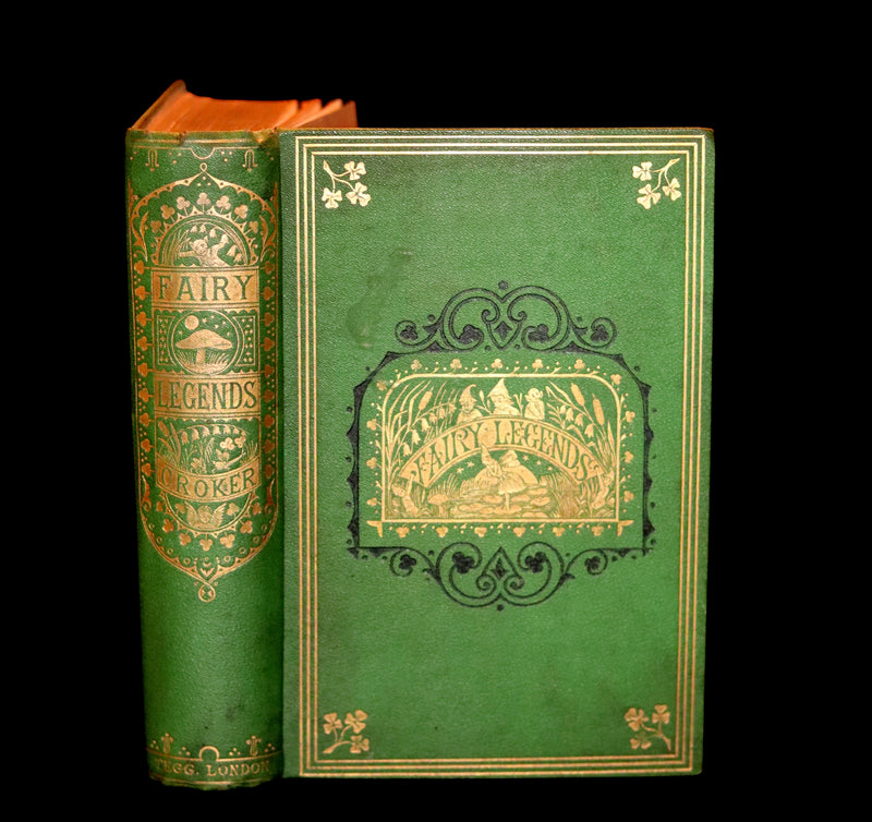 1870 Scarce Book ~ Fairy Legends and Traditions of the South of Ireland by Thomas Crofton Croker.