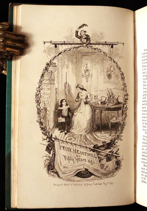 1842 Rare First Edition - George Cruikshank's Omnibus illustrated with 100 Engravings.