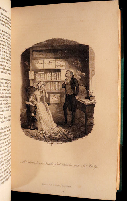 1842 Rare First Edition - George Cruikshank's Omnibus illustrated with 100 Engravings.