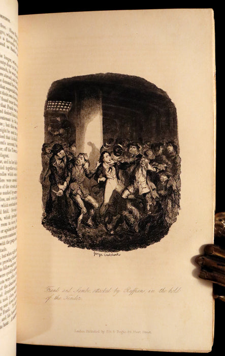 1842 Rare First Edition - George Cruikshank's Omnibus illustrated with 100 Engravings.