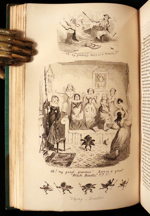 1842 Rare First Edition - George Cruikshank's Omnibus illustrated with 100 Engravings.