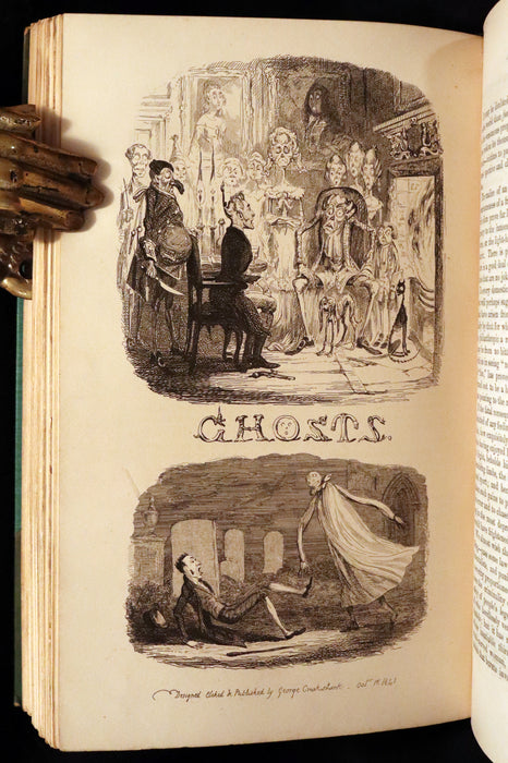 1842 Rare First Edition - George Cruikshank's Omnibus illustrated with 100 Engravings.