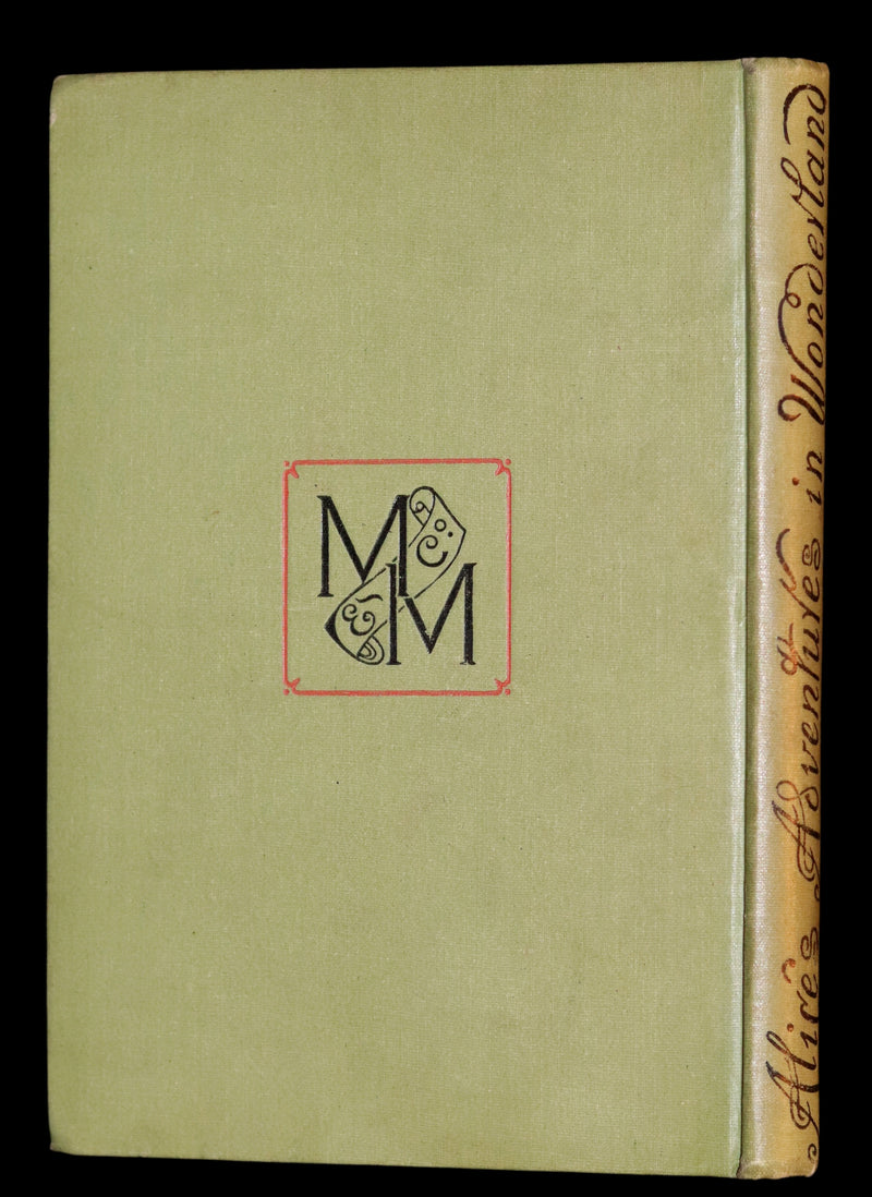 1912 Rare Book - Alice's Adventures in Wonderland by Lewis Carroll illustrated by John Tenniel.
