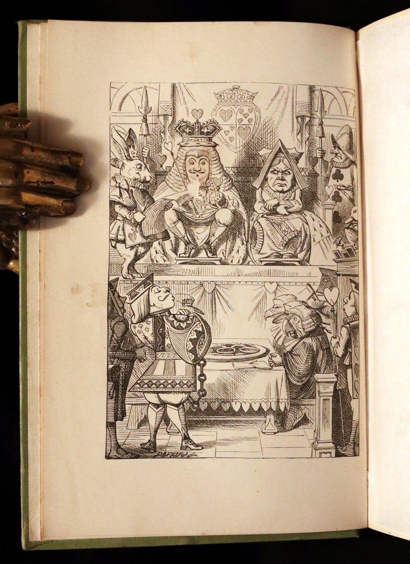 1912 Rare Book - Alice's Adventures in Wonderland by Lewis Carroll illustrated by John Tenniel.
