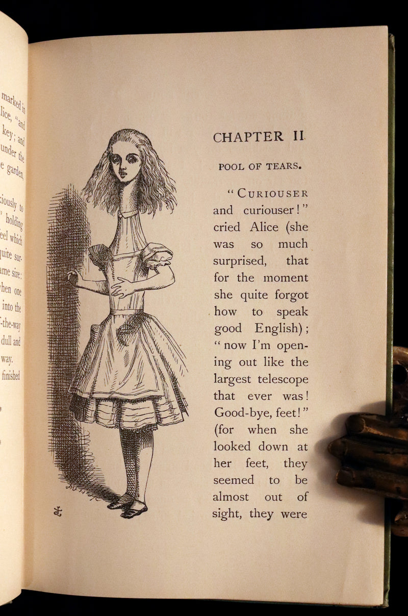 1912 Rare Book - Alice's Adventures in Wonderland by Lewis Carroll illustrated by John Tenniel.