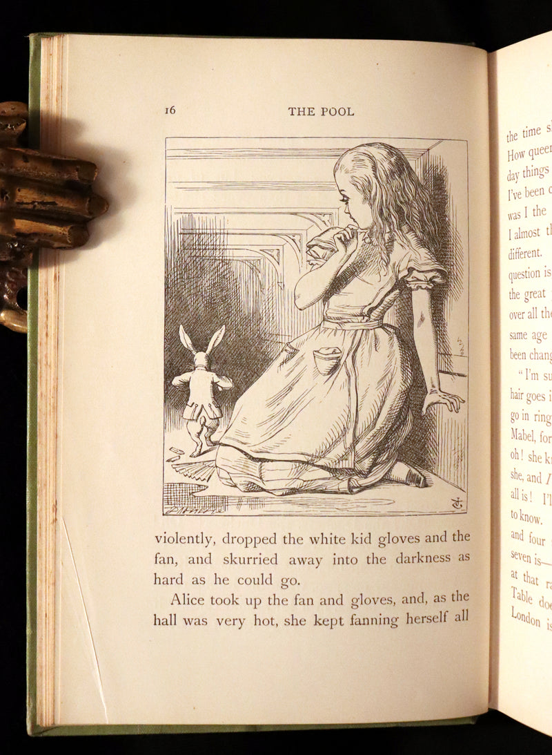 1912 Rare Book - Alice's Adventures in Wonderland by Lewis Carroll illustrated by John Tenniel.