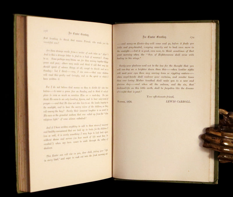 1912 Rare Book - Alice's Adventures in Wonderland by Lewis Carroll illustrated by John Tenniel.