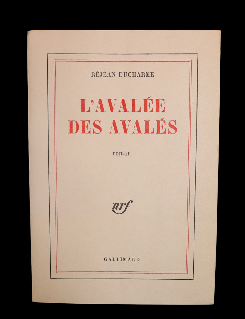 1966 Rare First Edition French Book - L'Avalée des avalés (The Swallower Swallowed) by Réjean Ducharme.