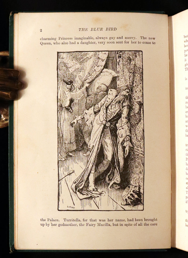 1892 Rare First Edition - The GREEN FAIRY BOOK by Andrew Lang Illustrated by H. J. FORD.