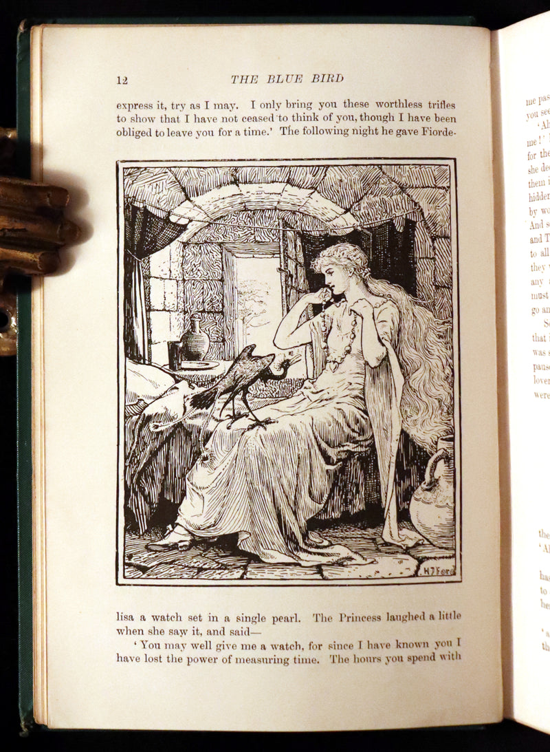 1892 Rare First Edition - The GREEN FAIRY BOOK by Andrew Lang Illustrated by H. J. FORD.