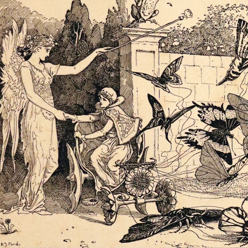 1892 Rare First Edition - The GREEN FAIRY BOOK by Andrew Lang Illustrated by H. J. FORD.