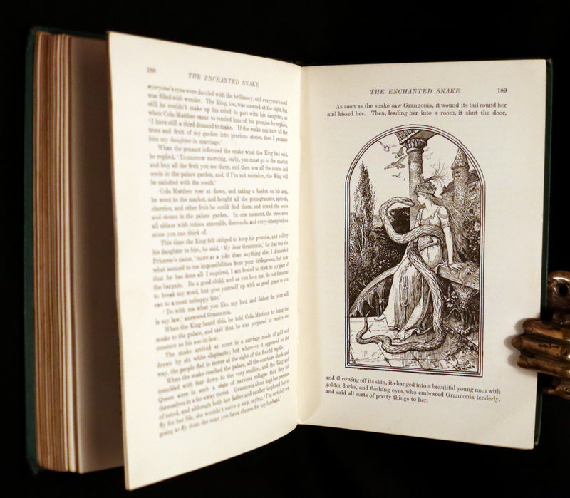 1892 Rare First Edition - The GREEN FAIRY BOOK by Andrew Lang Illustrated by H. J. FORD.