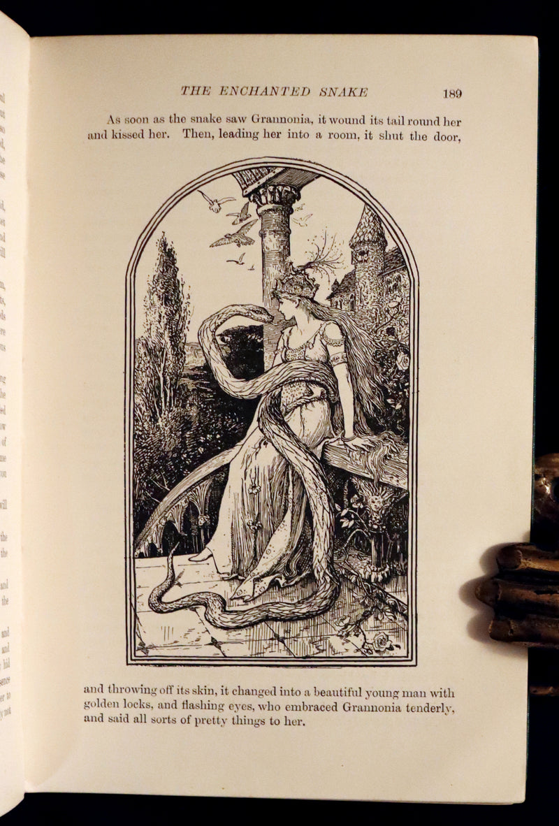 1892 Rare First Edition - The GREEN FAIRY BOOK by Andrew Lang Illustrated by H. J. FORD.