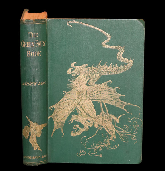 1892 Rare First Edition - The GREEN FAIRY BOOK by Andrew Lang Illustrated by H. J. FORD.