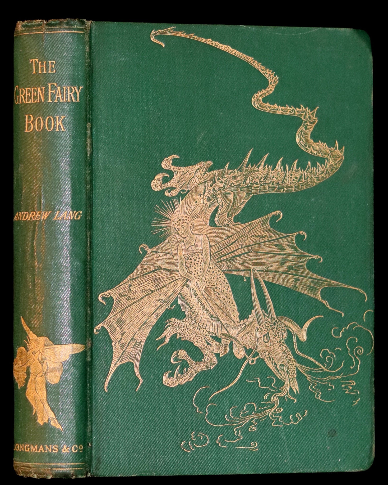 1892 Rare First Edition - The GREEN FAIRY BOOK by Andrew Lang Illustrated by H. J. FORD.