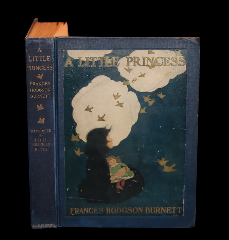 1905 Scarce First Edition - A LITTLE PRINCESS by Frances Hodgson Burnett illustrated by Ethel Franklin Betts Bains.