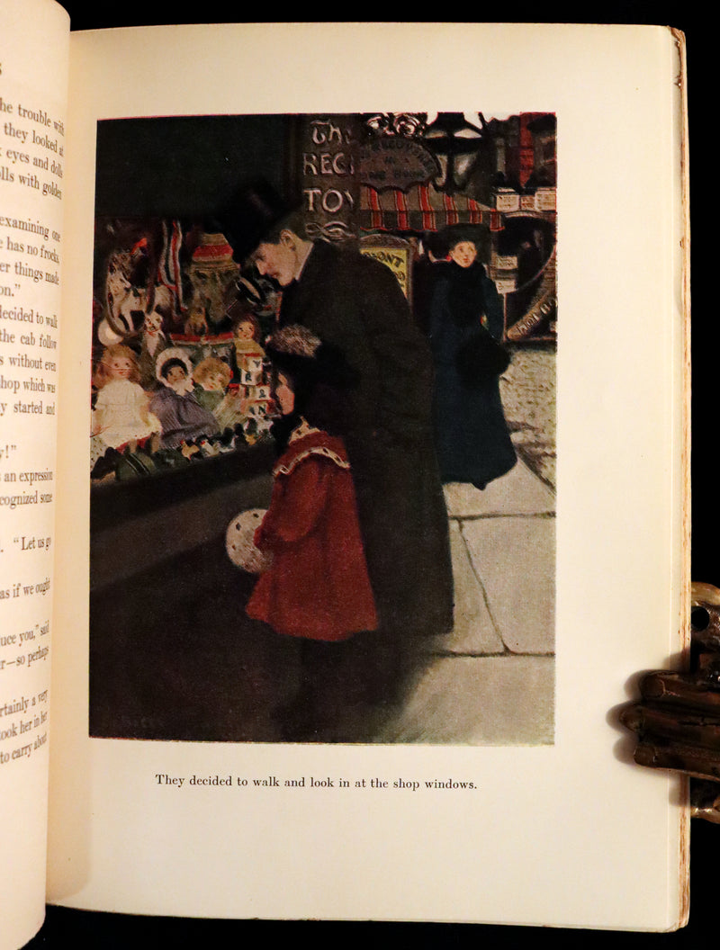 1905 Scarce First Edition - A LITTLE PRINCESS by Frances Hodgson Burnett illustrated by Ethel Franklin Betts Bains.