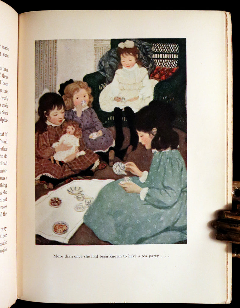 1905 Scarce First Edition - A LITTLE PRINCESS by Frances Hodgson Burnett illustrated by Ethel Franklin Betts Bains.