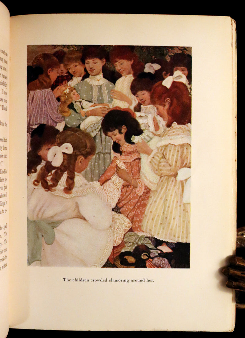 1905 Scarce First Edition - A LITTLE PRINCESS by Frances Hodgson Burnett illustrated by Ethel Franklin Betts Bains.