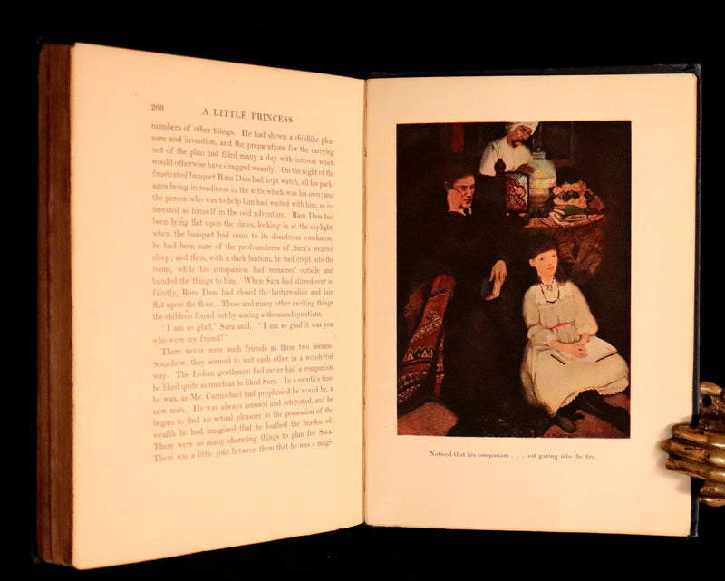 1905 Scarce First Edition - A LITTLE PRINCESS by Frances Hodgson Burnett illustrated by Ethel Franklin Betts Bains.