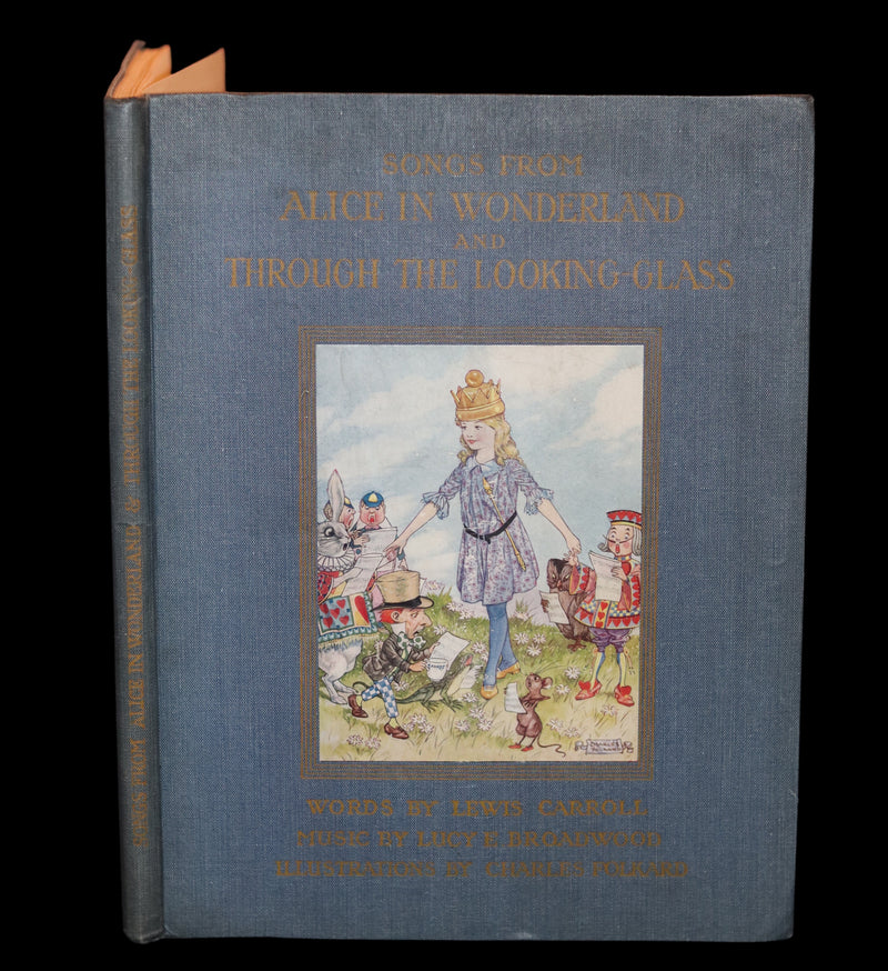 1921 Scarce 1stED - Songs from Alice in Wonderland & Through the Looking-Glass Illustrated by Charles Folkard.