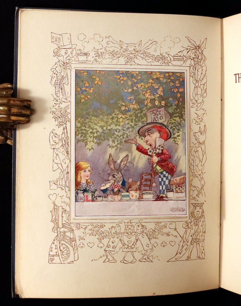 1921 Scarce 1stED - Songs from Alice in Wonderland & Through the Looking-Glass Illustrated by Charles Folkard.