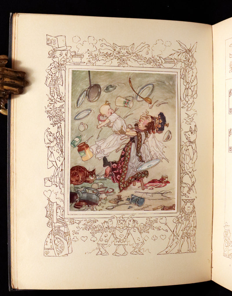 1921 Scarce 1stED - Songs from Alice in Wonderland & Through the Looking-Glass Illustrated by Charles Folkard.