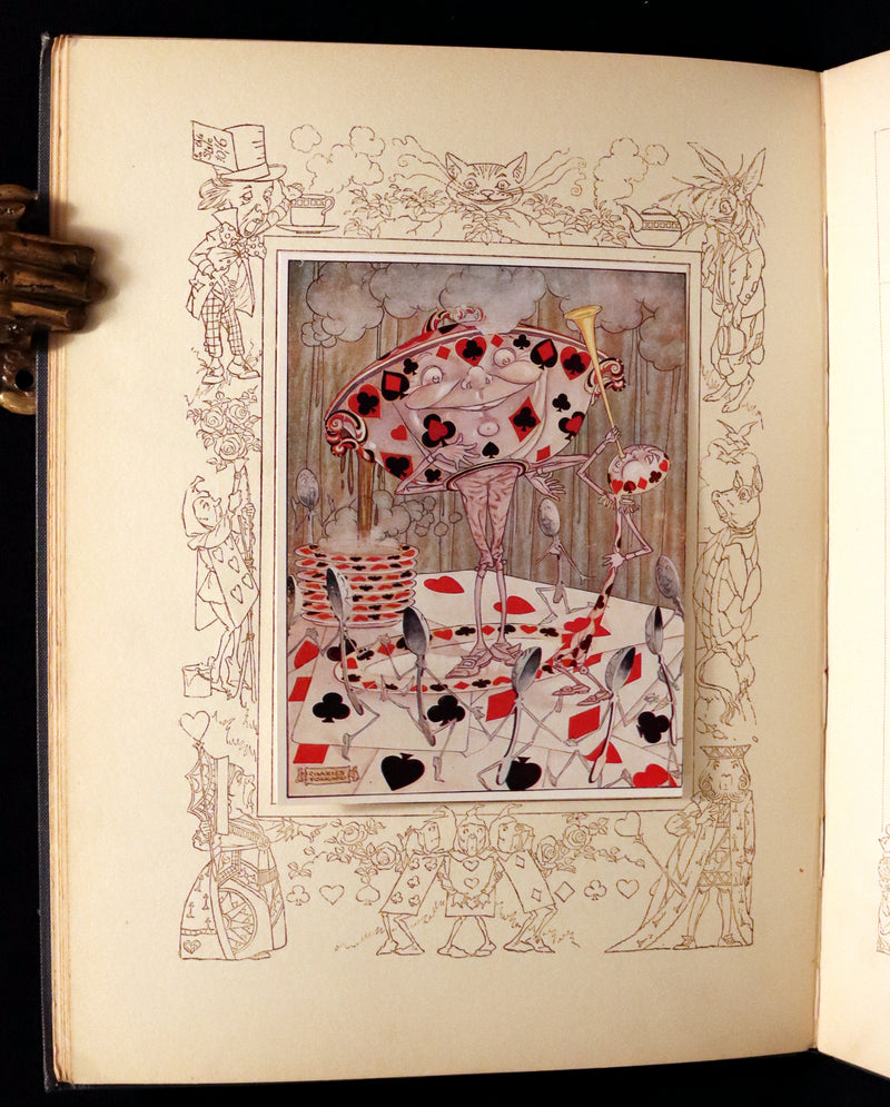 1921 Scarce 1stED - Songs from Alice in Wonderland & Through the Looking-Glass Illustrated by Charles Folkard.