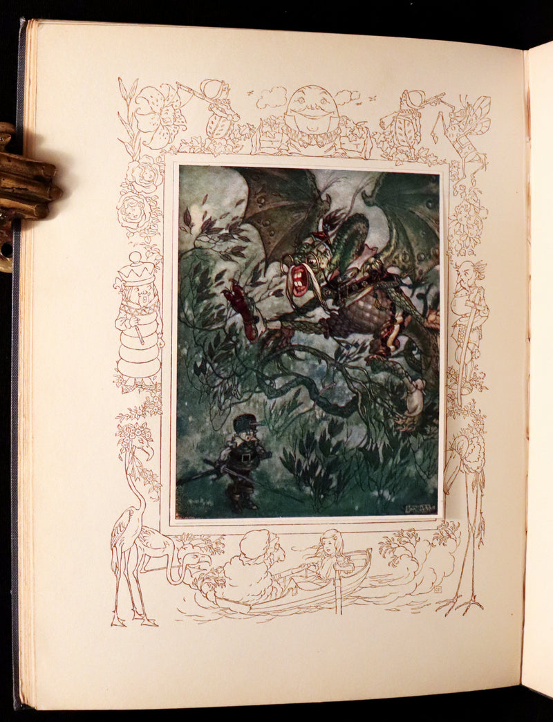 1921 Scarce 1stED - Songs from Alice in Wonderland & Through the Looking-Glass Illustrated by Charles Folkard.