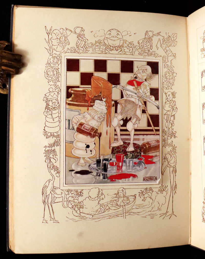 1921 Scarce 1stED - Songs from Alice in Wonderland & Through the Looking-Glass Illustrated by Charles Folkard.