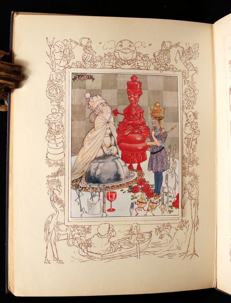 1921 Scarce 1stED - Songs from Alice in Wonderland & Through the Looking-Glass Illustrated by Charles Folkard.