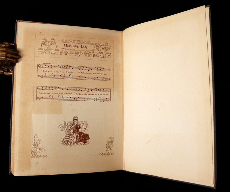 1921 Scarce 1stED - Songs from Alice in Wonderland & Through the Looking-Glass Illustrated by Charles Folkard.