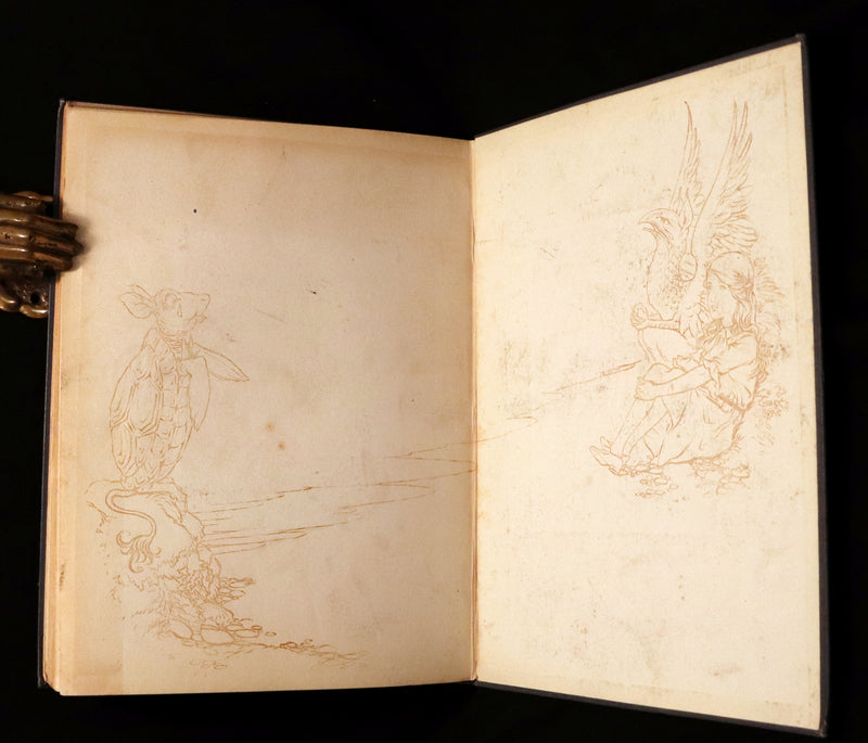 1921 Scarce 1stED - Songs from Alice in Wonderland & Through the Looking-Glass Illustrated by Charles Folkard.