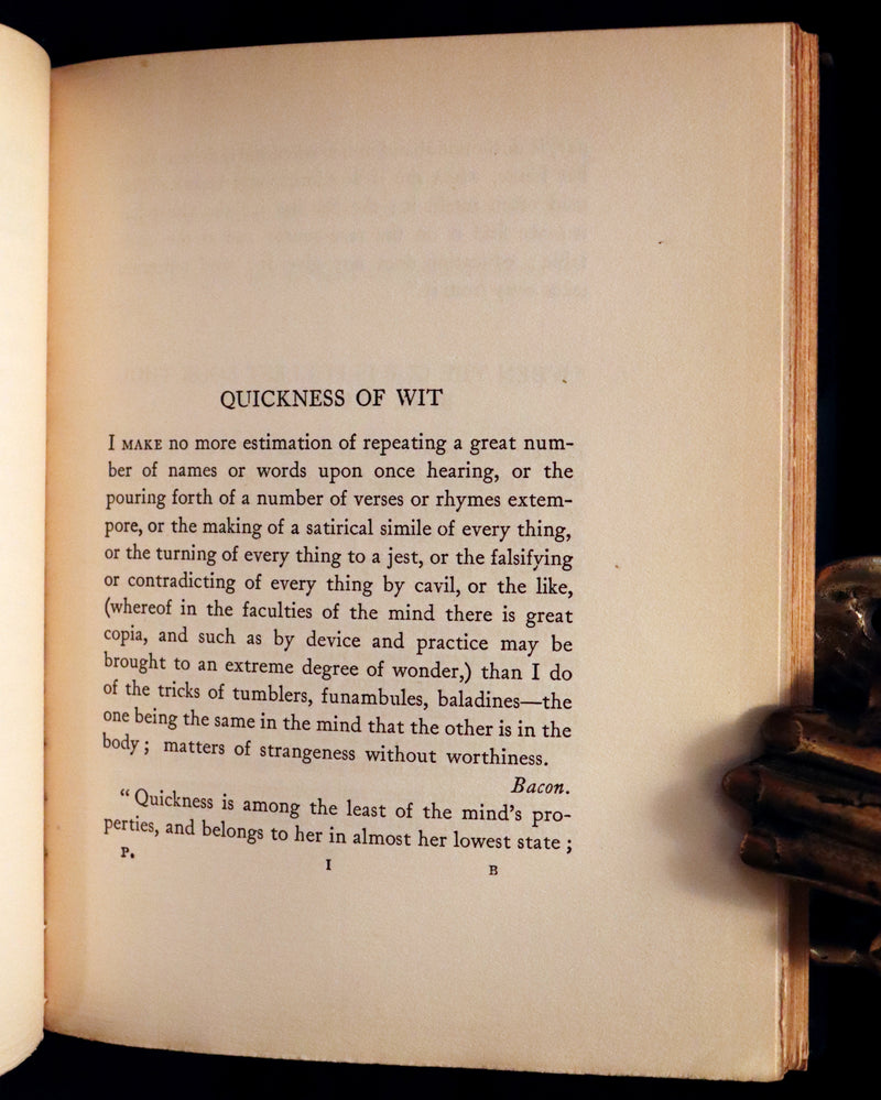 1905 Beautiful Edition - POLONIUS, A Collection Of Wise Saws & Modern Instances by Edward Fitzgerald.