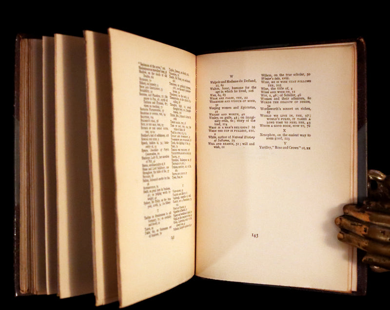 1905 Beautiful Edition - POLONIUS, A Collection Of Wise Saws & Modern Instances by Edward Fitzgerald.