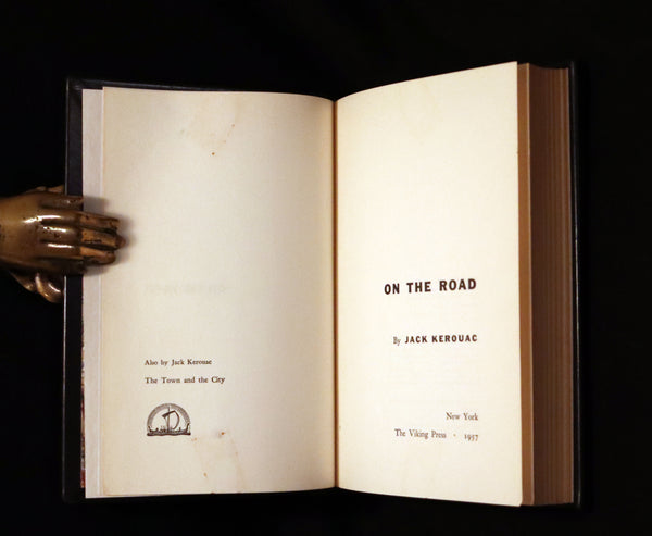 1957 First Edition First Printing in a Beautiful Binding - ON THE ROAD by Jack KEROUAC.