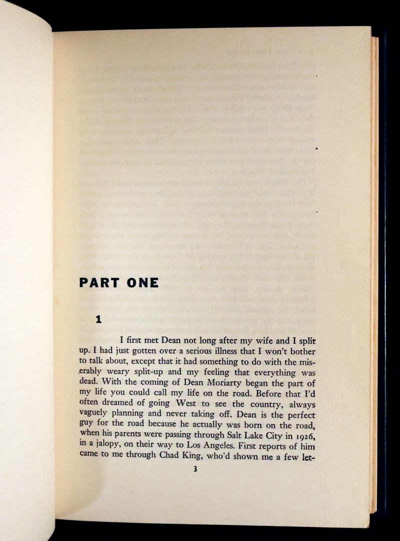 1957 First Edition First Printing in a Beautiful Binding - ON THE ROAD by Jack KEROUAC.