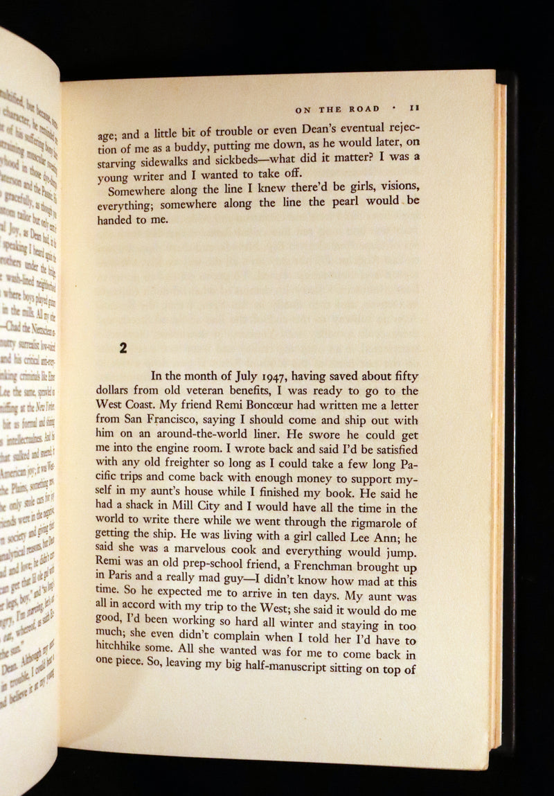 1957 First Edition First Printing in a Beautiful Binding - ON THE ROAD by Jack KEROUAC.