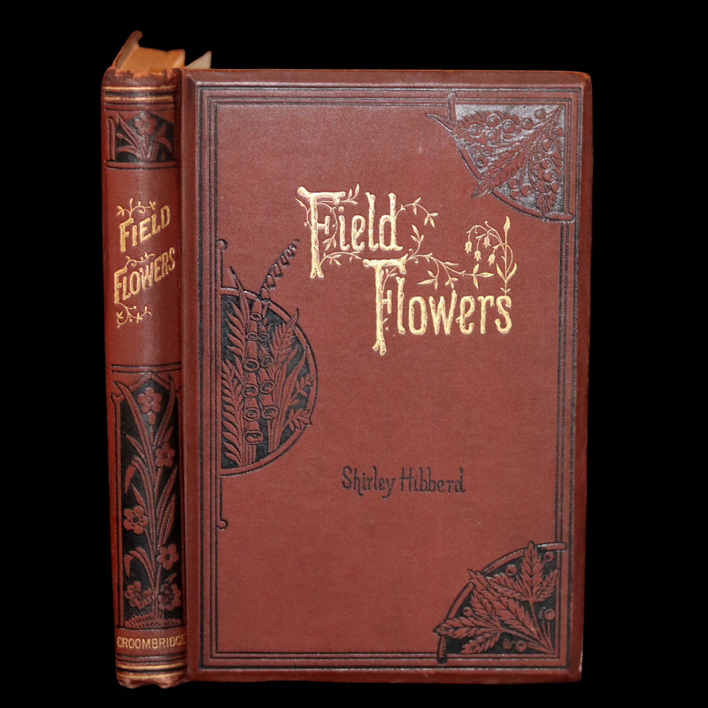 1878 Rare Victorian Book - FIELD FLOWERS, A handy-book for the rambling by the famous botanist James Shirley Hibberd.