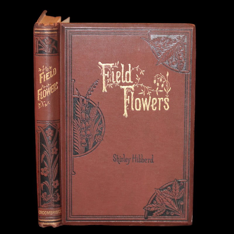 1878 Rare Victorian Book - FIELD FLOWERS, A handy-book for the rambling by the famous botanist James Shirley Hibberd.