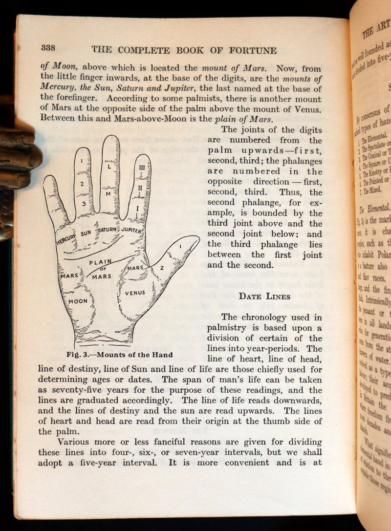 1936 Scarce Book - The Complete Book of Fortune A Comprehensive Survey Of The Occult Sciences & Other Methods Of Divination.