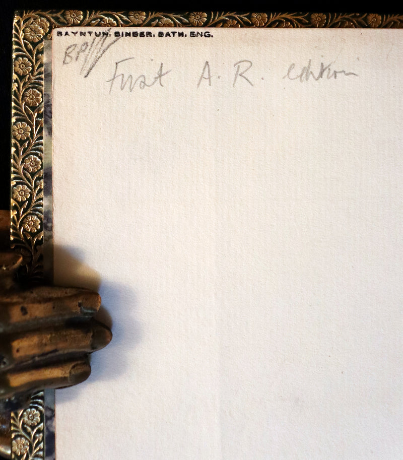 1898 Rare Rackham First Edition bound by Bayntun - The INGOLDSBY LEGENDS or Mirth & Marvels Illustrated.