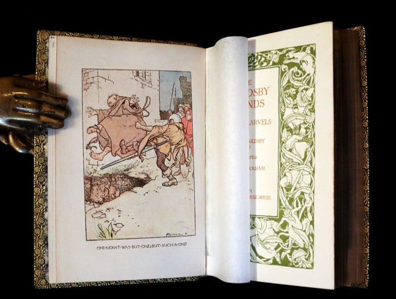 1898 Rare Rackham First Edition bound by Bayntun - The INGOLDSBY LEGENDS or Mirth & Marvels Illustrated.