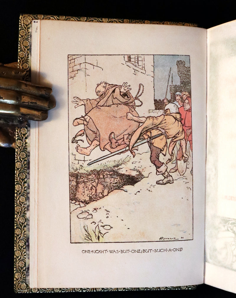 1898 Rare Rackham First Edition bound by Bayntun - The INGOLDSBY LEGENDS or Mirth & Marvels Illustrated.