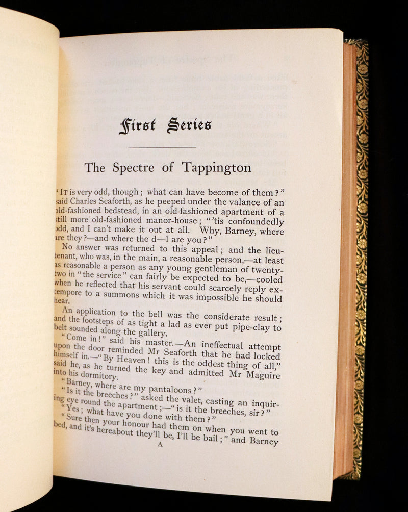 1898 Rare Rackham First Edition bound by Bayntun - The INGOLDSBY LEGENDS or Mirth & Marvels Illustrated.
